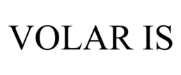 VOLAR IS trademark