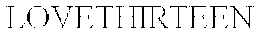 LOVETHIRTEEN trademark