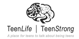 TEENLIFE | TEENSTRONG A PLACE FOR TEENS TO TALK ABOUT BEING TEENS trademark