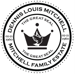 DENNIS LOUIS MITCHELL MITCHELL FAMILY ESTATE THE GREAT SEAL 02-21-1960 trademark