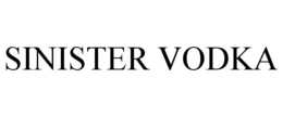 SINISTER VODKA trademark
