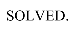 SOLVED. trademark
