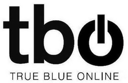 TBO TRUE BLUE ONLINE trademark