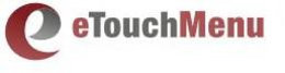E ETOUCH MENU trademark