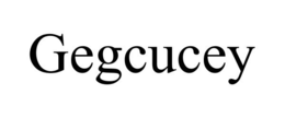 GEGCUCEY trademark