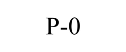 P-0 trademark