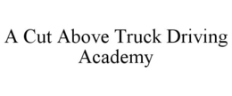 A CUT ABOVE TRUCK DRIVING ACADEMY trademark
