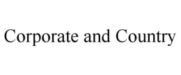 CORPORATE AND COUNTRY trademark