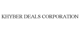 KHYBER DEALS CORPORATION trademark