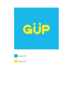 THE LETTERS G, U, P WITH AN UMLAUT ABOVE IT. trademark