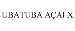 UBATUBA AÇAI X trademark