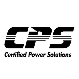 CPS CERTIFIED POWER SOLUTIONS trademark