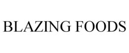 BLAZING FOODS trademark
