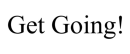 GET GOING! trademark