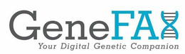 GENEFAX YOUR DIGITAL GENETIC COMPANION trademark