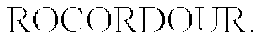 ROCORDOUR. trademark