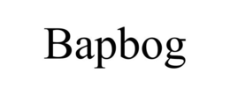 BAPBOG trademark