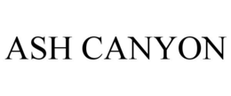 ASH CANYON trademark