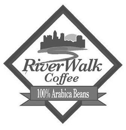 RIVERWALK COFFEE 100% ARABICA BEANS trademark