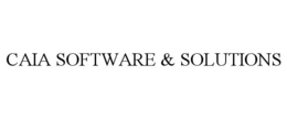 CAIA SOFTWARE & SOLUTIONS trademark