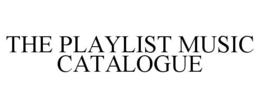 THE PLAYLIST MUSIC CATALOGUE trademark