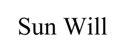 SUN WILL trademark