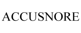 ACCUSNORE trademark