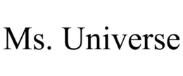 MS. UNIVERSE trademark
