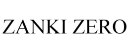 ZANKI ZERO trademark