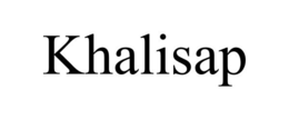 KHALISAP trademark