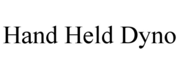 HAND HELD DYNO trademark