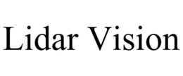LIDAR VISION trademark