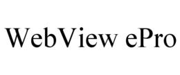 WEBVIEW EPRO trademark