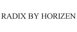 RADIX BY HORIZEN trademark