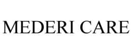 MEDERI CARE trademark