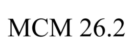 MCM 26.2 trademark