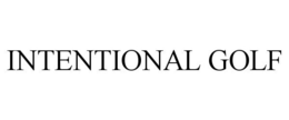 INTENTIONAL GOLF trademark