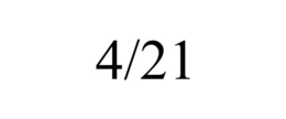 4/21 trademark