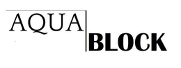 AQUA BLOCK trademark