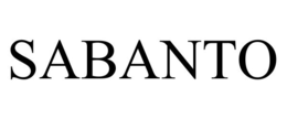 SABANTO trademark