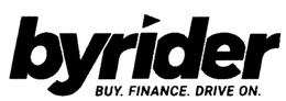 BYRIDER BUY. FINANCE. DRIVE ON. trademark