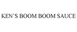KEN'S BOOM BOOM SAUCE trademark