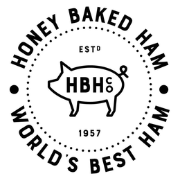 ·HONEY BAKED HAM· WORLD'S BEST HAM EST 1957 HBH CO trademark