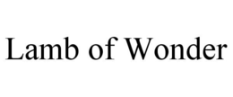 LAMB OF WONDER trademark