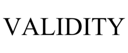 VALIDITY trademark