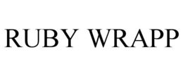 RUBY WRAPP trademark
