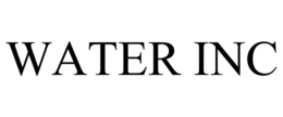 WATER INC trademark