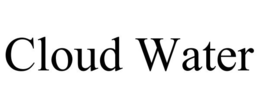 CLOUD WATER trademark