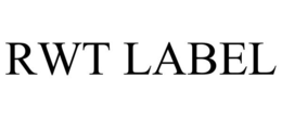 RWT LABEL trademark
