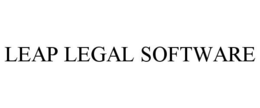LEAP LEGAL SOFTWARE trademark